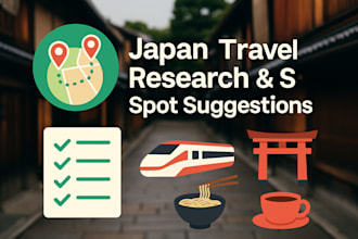 research and plan your japan trip