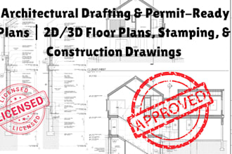 draw stamp mep architectural construction 2d engineering floor plan city permit