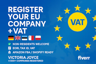 do company registration, vat in cyprus, malta, estonia latvia, germany poland uk