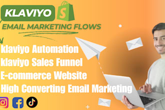 set up klaviyo email marketing in shopify website