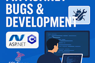 fix aspnet bugs or develop applications in dot net framework