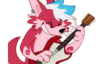 draw furry and anthro stickers