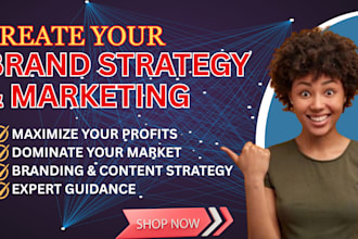 develop your brand with a unique branding strategy and visual identity