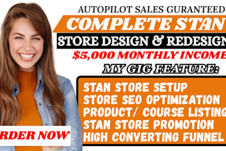 do stan store setup stan store marketing for 7 figure passive income