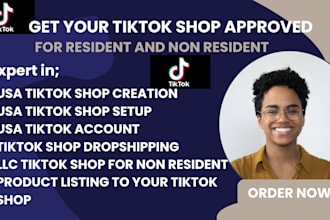 create USA tiktok shop USA tiktok account USA tiktok shop primary representative