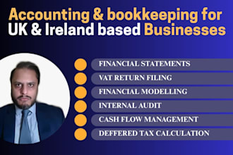do boobkeeping, accounting, UK and ireland vat, cit preparation