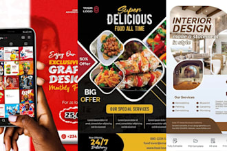 flyer design brochure poster design business flyer social media design