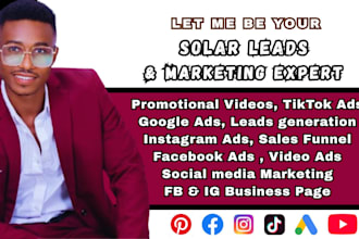 residential solar leads solar leads facebook ads solar leads google ads video ad