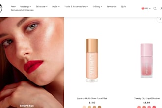 build attractive beauty makeup shopify store lipstick store lips gloss website