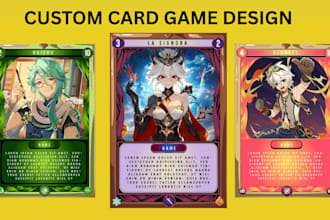 draw fantasy card game design card game art board game box design trading card