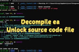 crack ea, decompile any forex ea file, unlock and indict source code,