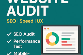 do a detailed SEO and website audit report for your site