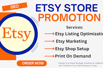 do etsy store promotion etsy shop setup SEO etsy listing print on demand