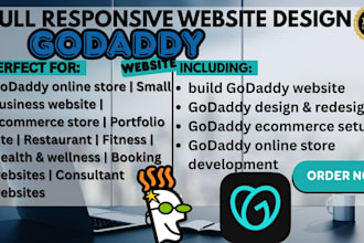 build godaddy website design godaddy website redesign godaddy website builder