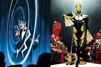 comic book cover illustration superhero comic cover design cover character page
