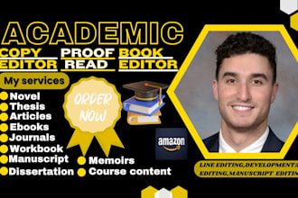 proofread edit format publish academic ebook workbook coursecontent  manuscript