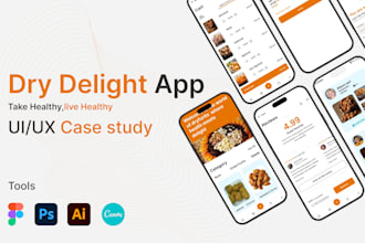 design a modern mobile app UI UX in figma for ios or android