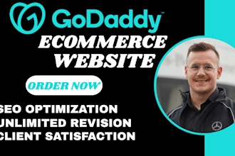design godaddy website ecommerce website and do website development