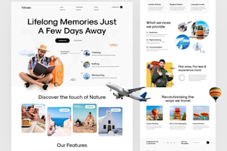 wordpress travel agency tourism website tour hotel booking