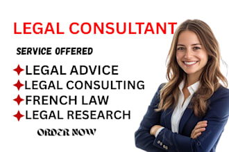 give you legal advice on french law as a lawyer