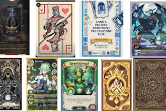 design custom card game playing card design card illustration uno deck tuck box