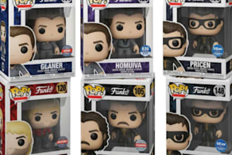 create high quality funko pop toy, figure, vinyl, 3d models, funko pop designs
