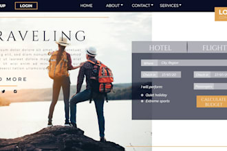 create tourism website for your business
