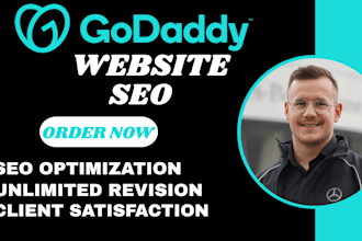 design godaddy website and SEO optimize your godaddy website
