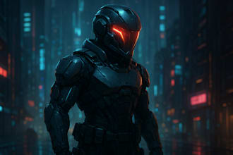 create midjourney art, ai art, ai image, ai headshots, and character sheets