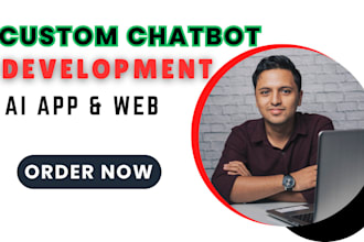 develop ai chatbot ai saas app development chatgpt ai mobile app or website ai