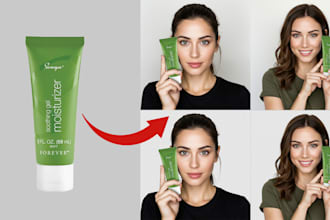 create ai product photography with realistic model lifestyle images