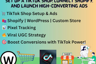 set up your tiktok shop and run paid ads with pixel and ugc strategy