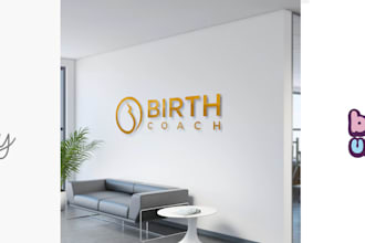 design kids shop, baby store, children and childcare logo