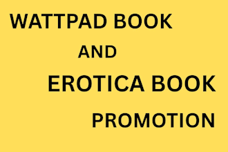 do erotica and wattpad book promotion