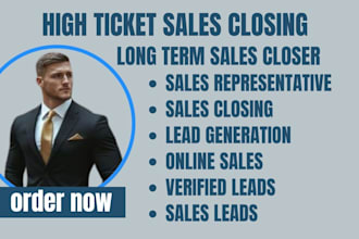 be your high ticket sales closer sales representative cold calling sales leads