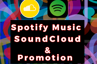 do organic viral music promotion on spotify, soundcloud,apple music,ads campaign