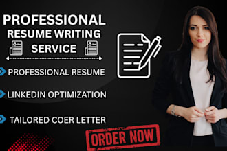 write your ats resume, edit and design your cv, optimized linkedin, cover letter