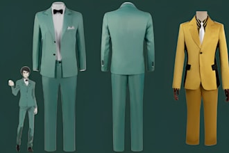 design 3d fashion garments and suits for second life using marvelous designer