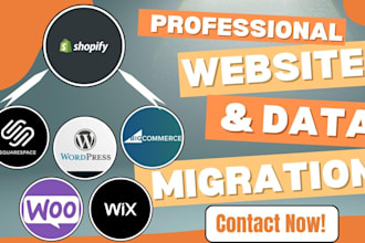 migrate copy clone website magento bigcommerce wix woocommerce to shopify plus