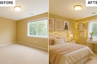 virtually renovate your room with a modern, stunning interior design