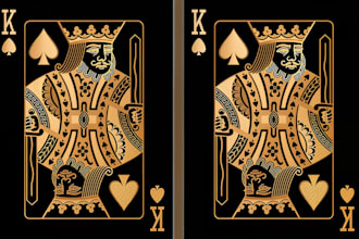 poker card fantasy playing card game design custom poker card themed  poker deck