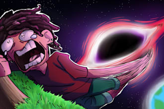 make an art for your youtube thumbnail