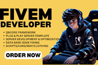 do premium qbcore server setup, script install and fivem optimization