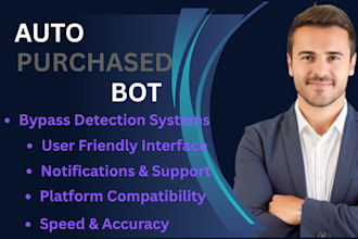 build a powerful custom bot to automate product purchases