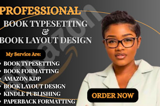 do book formatting book layout design, typesetting and paperback formatting
