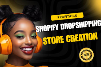 setup profitable shopify dropshipping store, apliiq and printful print on demand