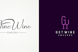 do custom timeless text wordmark logo design 24 hours