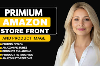 create quality amazon product images and a custom storefront to boost sales