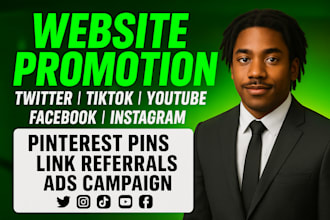 shoutout promote share website link viral to 200m USA UK twitter ig fb yt tiktok