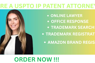do US, UK licensed trademark registration attorney, office action, sou, noa